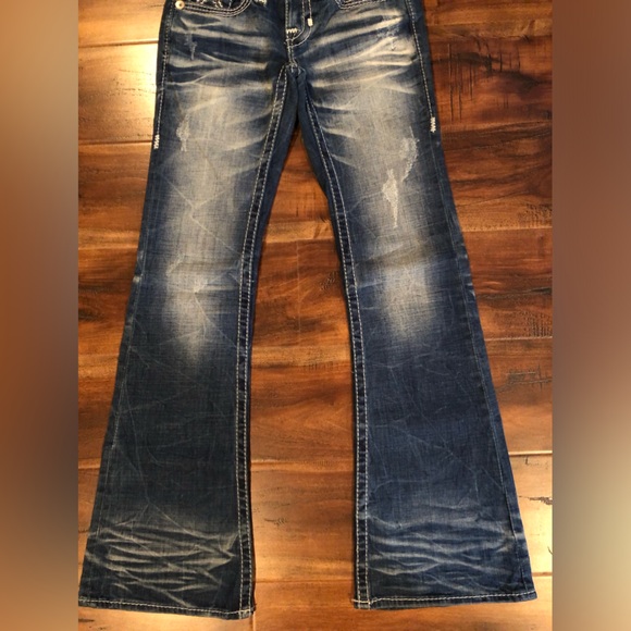 New Big Star Sweet Flare Ultra Low Rise 26 R x 32” - Picture 11 of 12